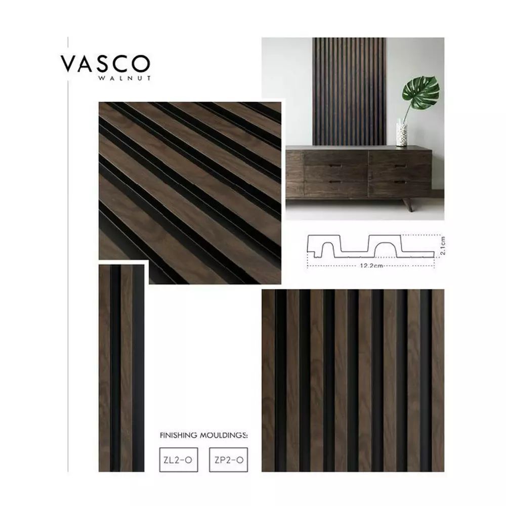 Capat panou riflaj stanga Lamelio Vasco finisaj nuc 6.2x270 cm