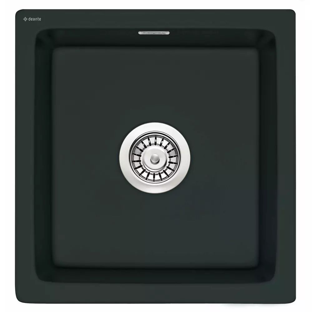 Chiuveta ceramica Deante Sabor 47,5x45 cm negru