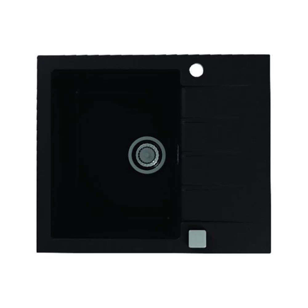Chiuveta compozit Alveus Cadit 10 negru 59x50 cm