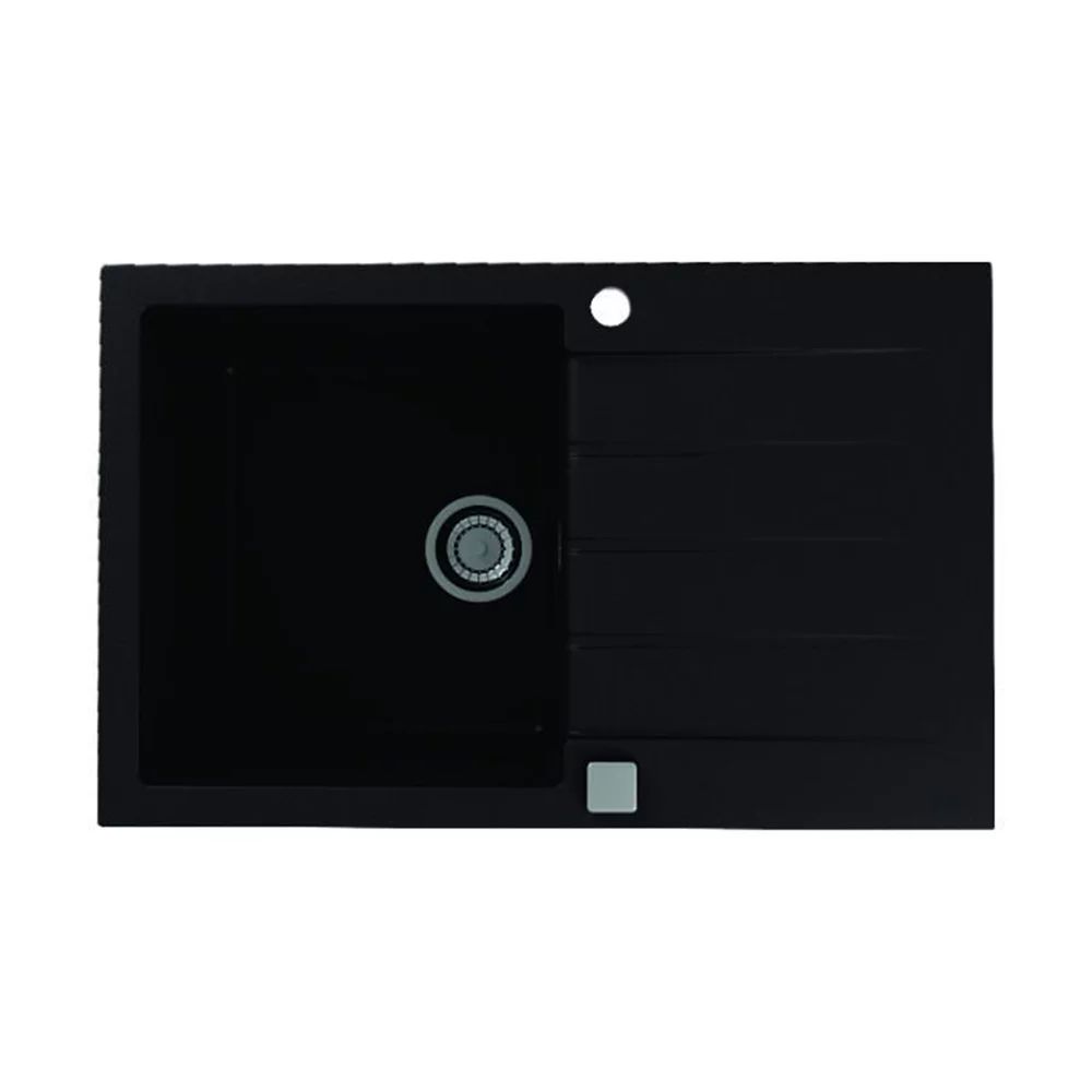Chiuveta compozit Alveus Cadit 20 negru 79x50 cm