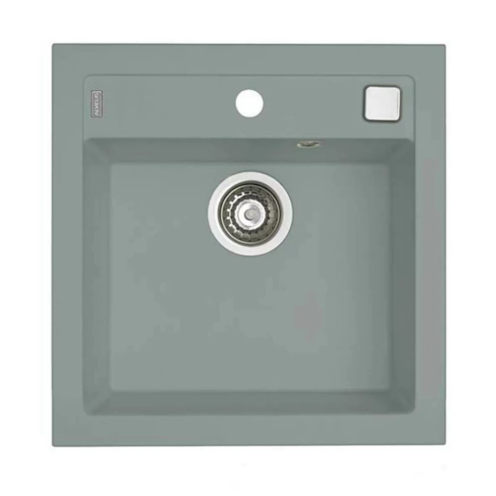 Chiuveta compozit Alveus Formic 20 gri 52x51 cm
