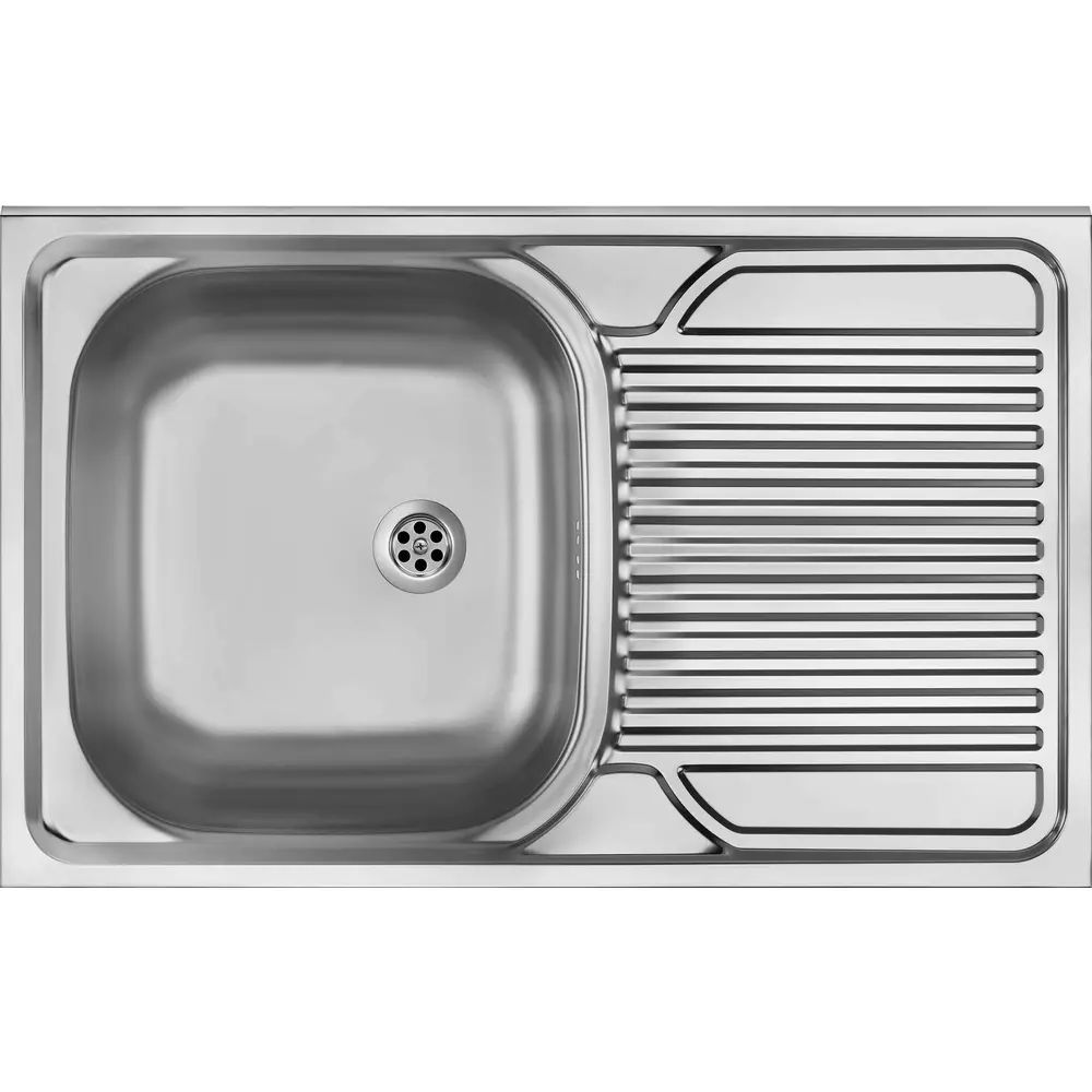 Chiuveta Deante Tango inox cu cuva orientata pe stanga 80x50 cm