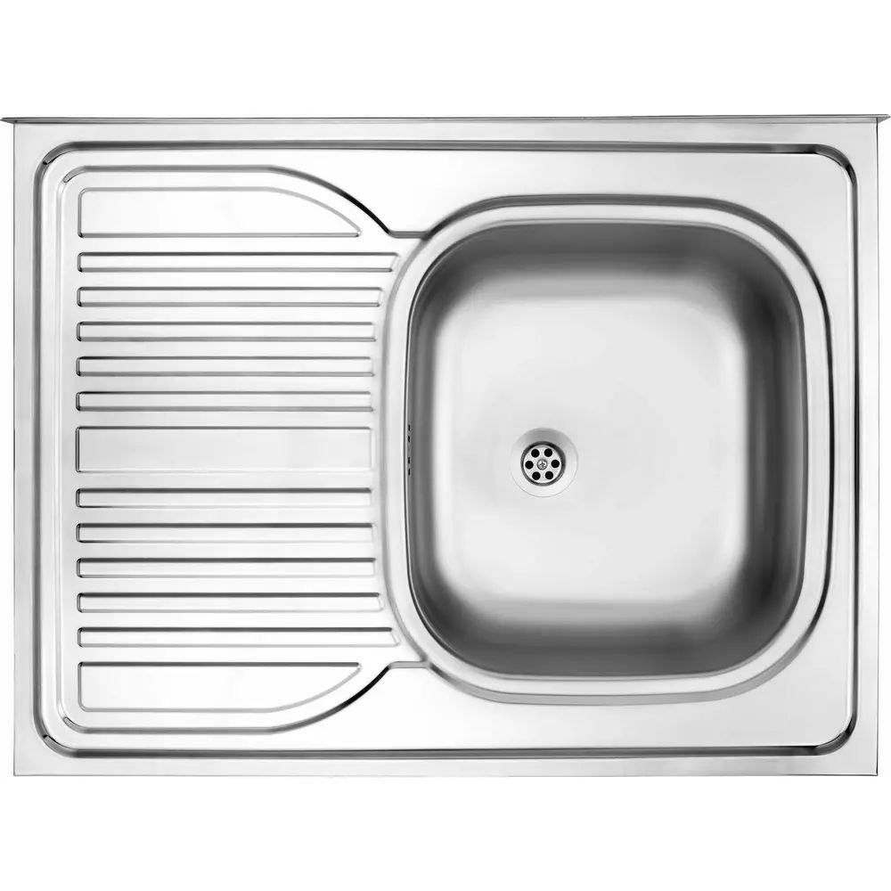 Chiuveta Deante Tango inox satinat cu cuva orientata pe dreapta 80x60 cm