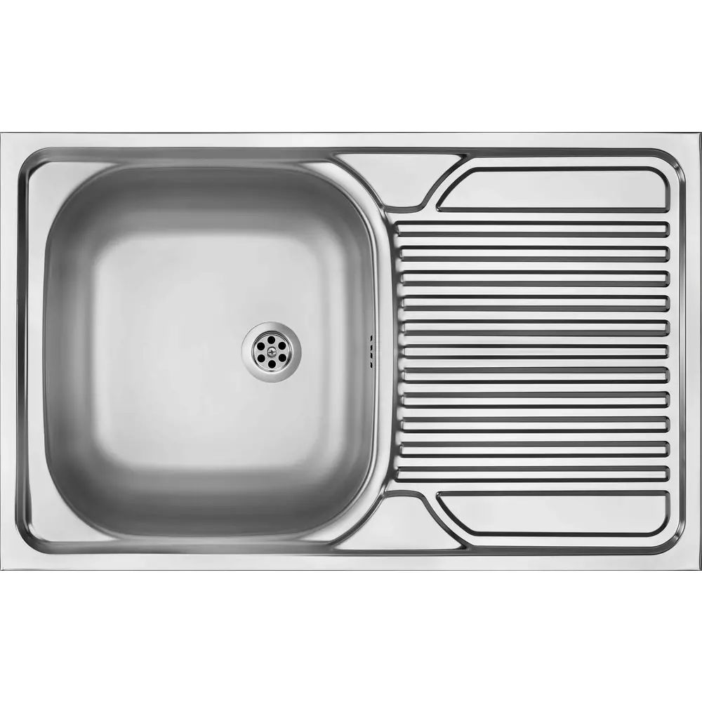 Chiuveta Deante Tango inox satinat cu cuva reversibila 80x50 cm