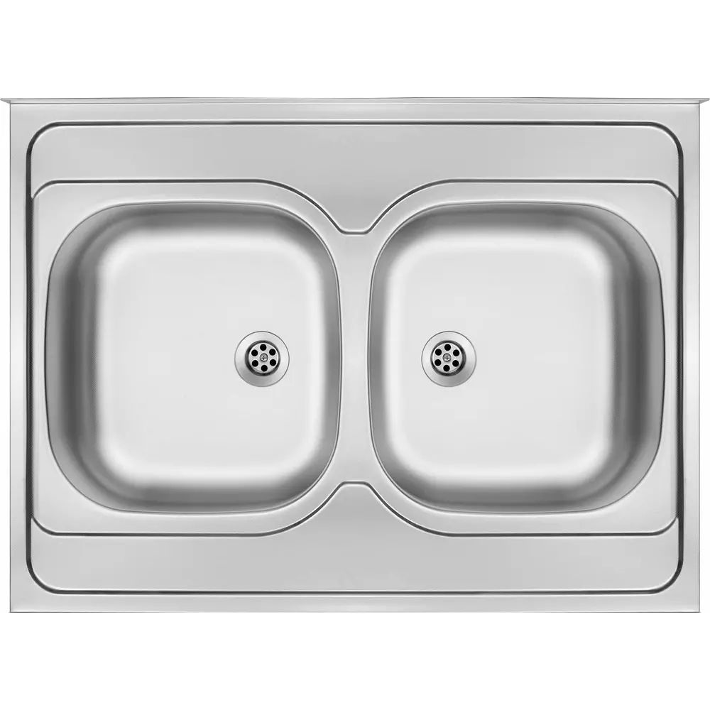 Chiuveta dubla Deante Tango inox satinat 80x60xH14 cm