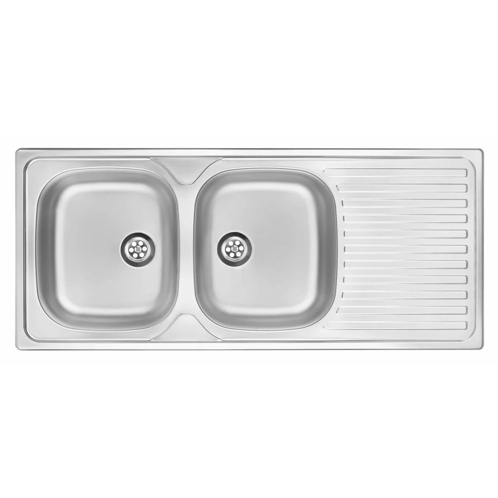 Chiuveta dubla Deante Techno inox 117x50 cm