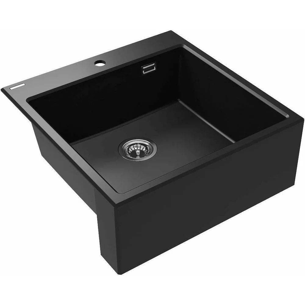 Chiuveta granit Deante Eridan 61x60 cm negru