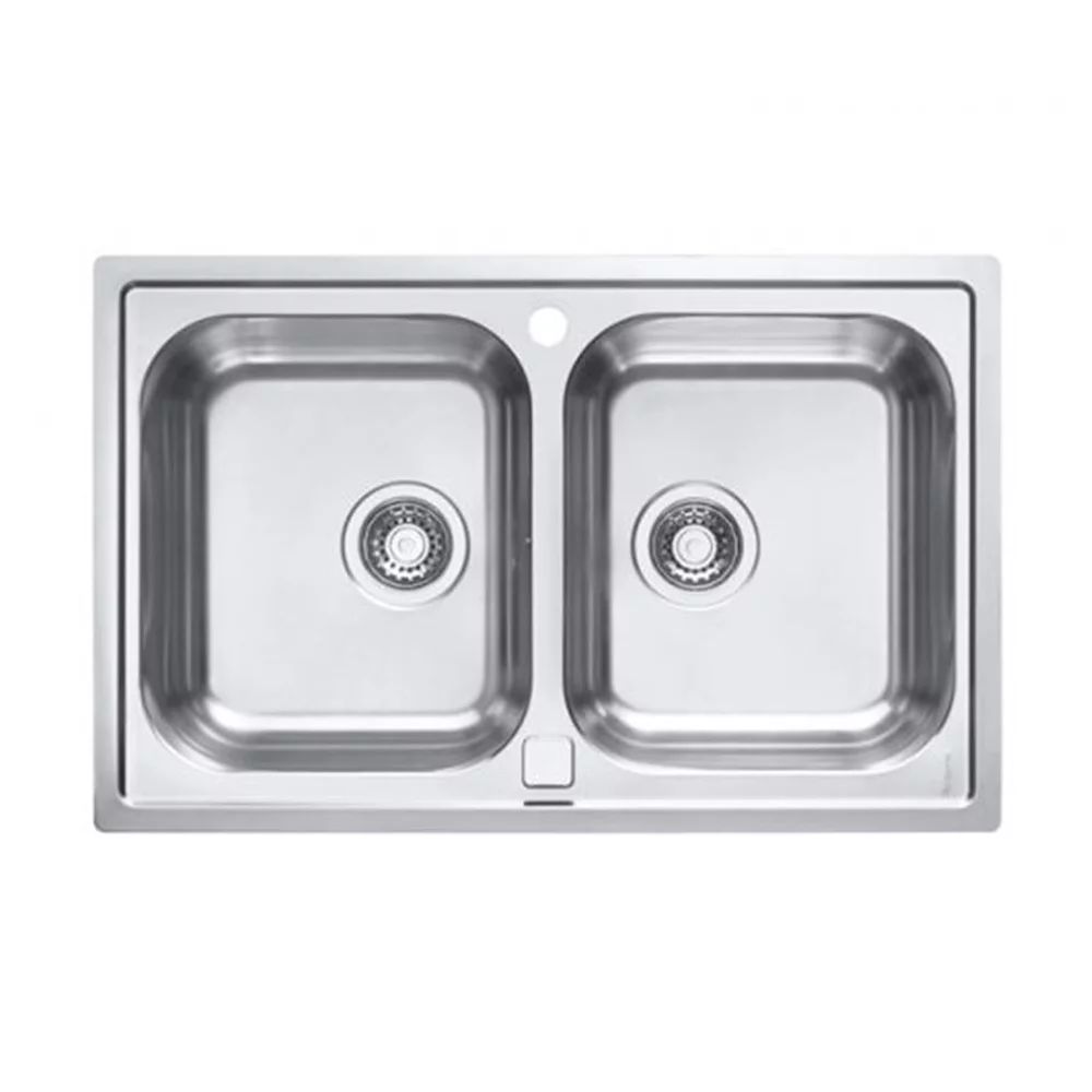 Chiuveta inox Alveus Line Maxim 90 Satin 80x51 cm