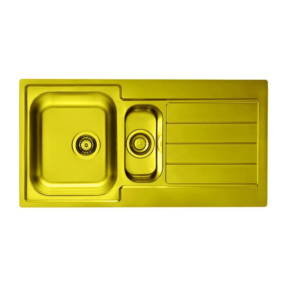 Chiuveta inox Alveus Monarch Line 10 finisaj auriu 98x50 cm