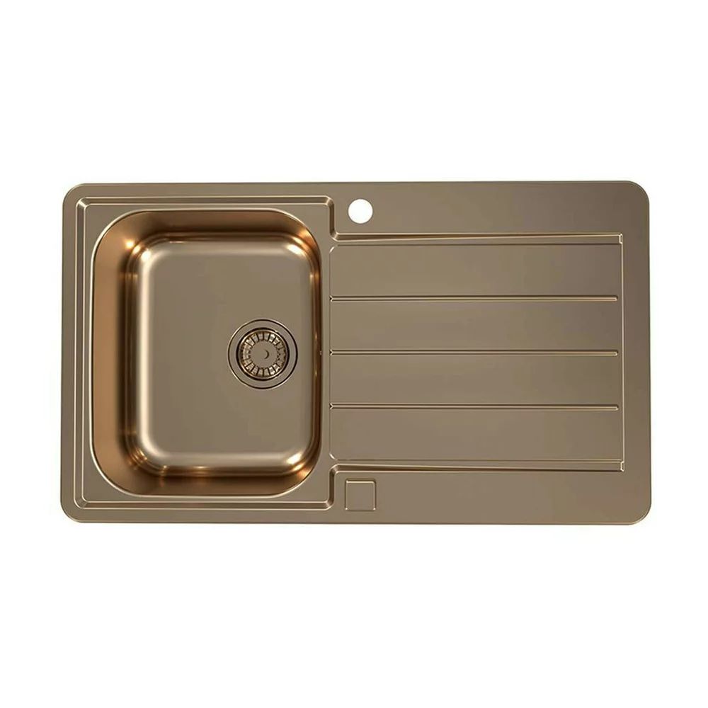 Chiuveta inox Alveus Monarch Line 20 finisaj cupru 86x50 cm