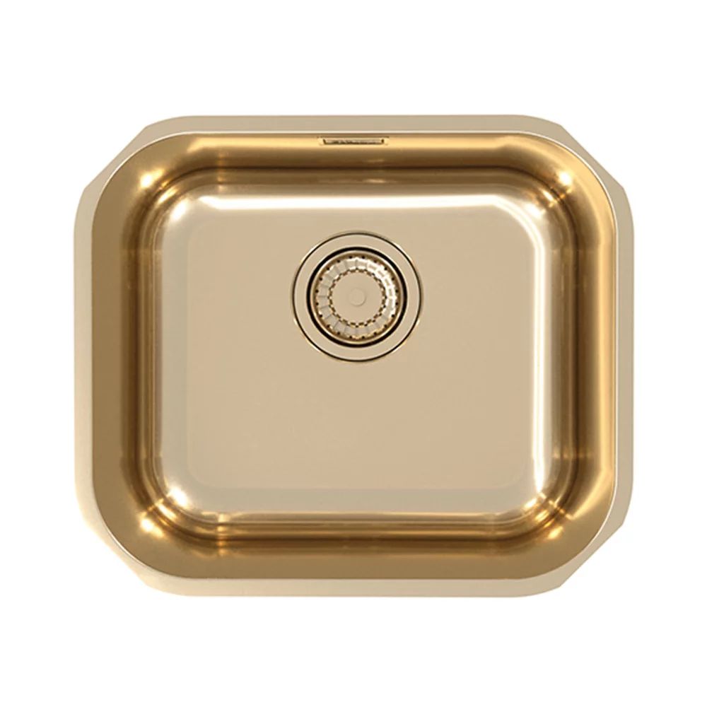 Chiuveta inox Alveus Monarch Variant 40 finisaj bronz 34x40 cm