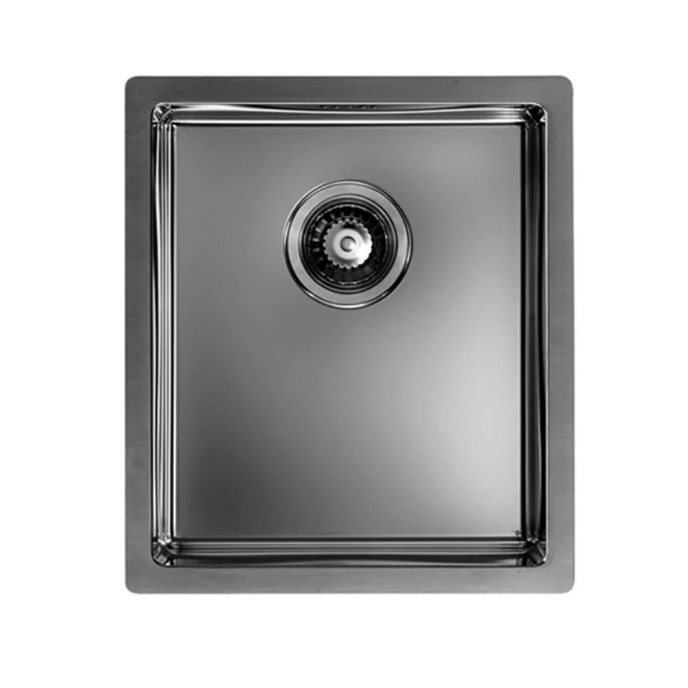 Chiuveta inox Alveus Quadrix 20 finisaj antracit 39x45 cm