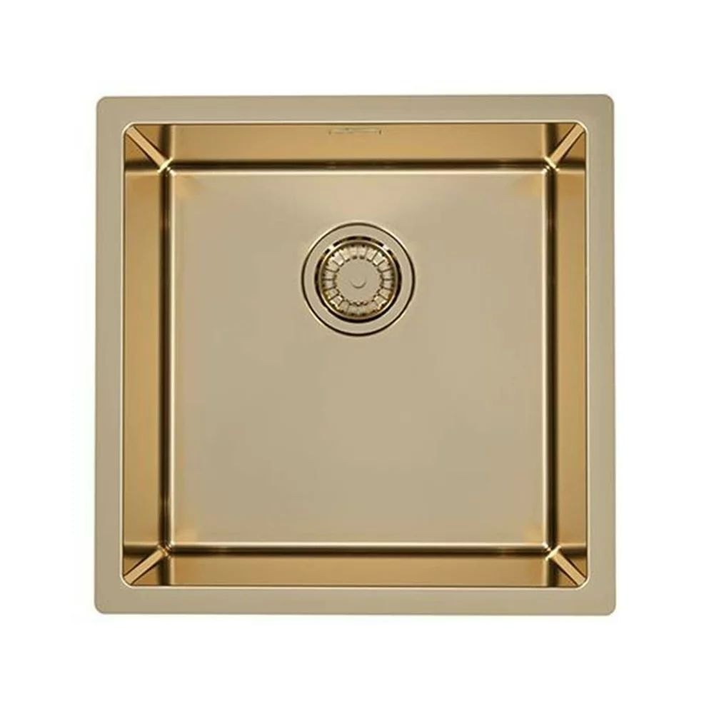 Chiuveta inox Alveus Quadrix 30 finisaj bronz 45x45 cm