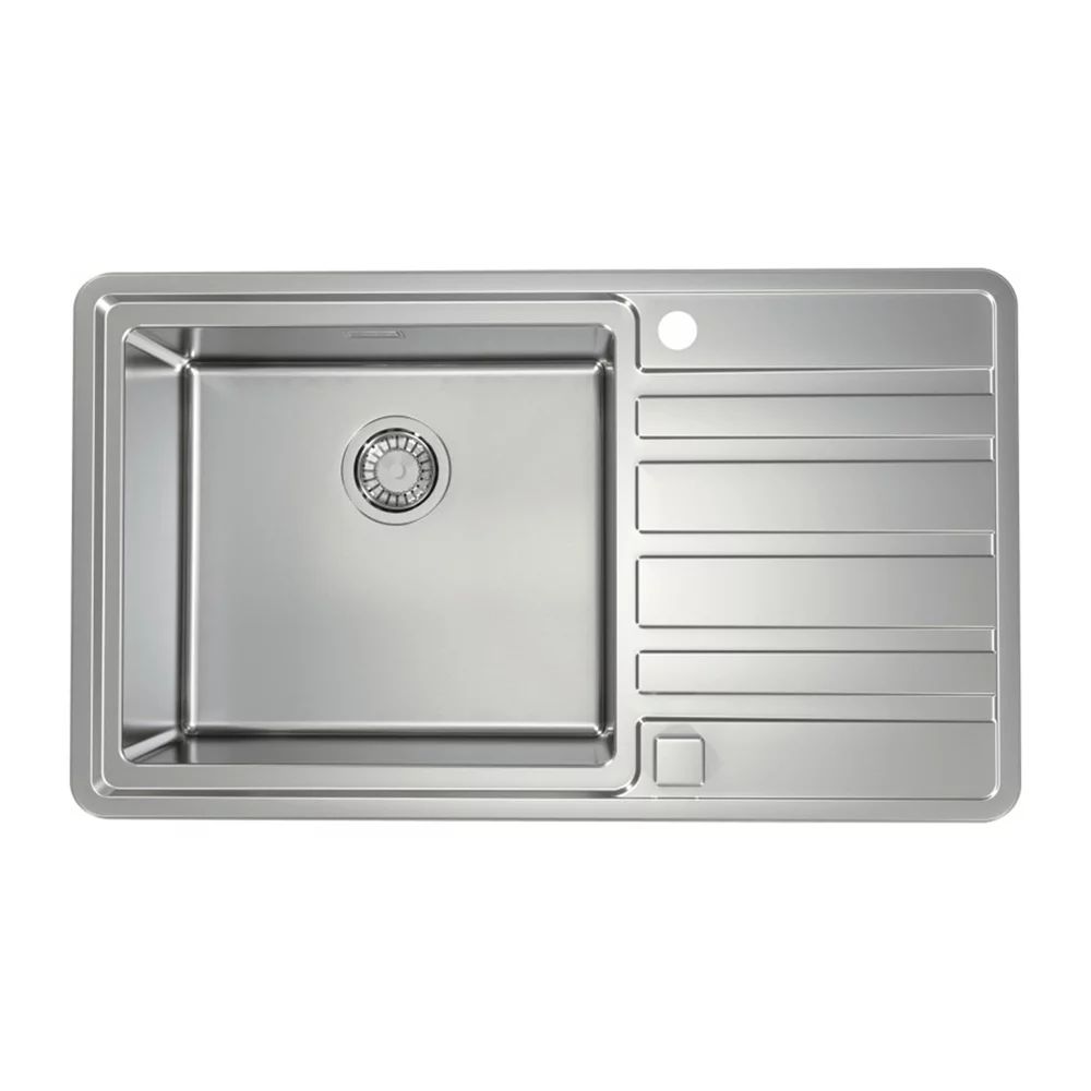 Chiuveta inox Alveus Rando 50 Satin 87x51 cm stanga