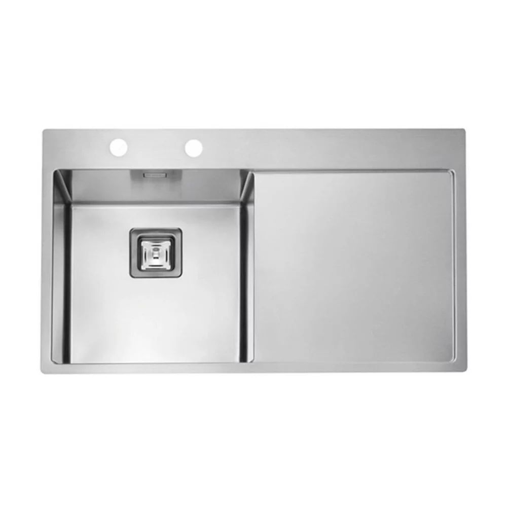 Chiuveta inox Alveus Stylux 50 Satin 86x51 cm stanga