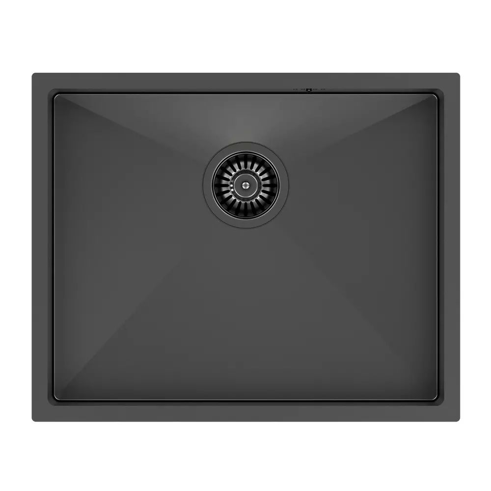 Chiuveta inox sub blat Quadron Anthony 60 finisaj 54x44 cm grafit metalizat