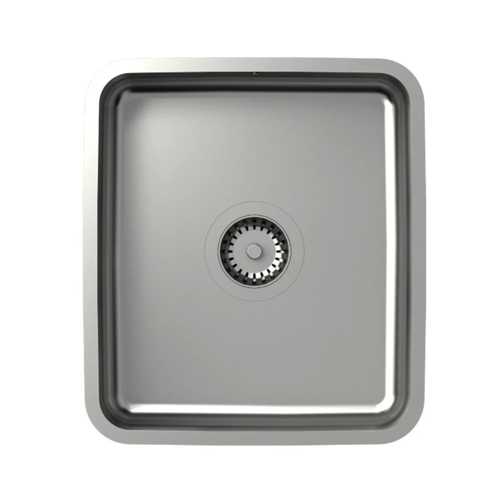 Chiuveta inox sub blat Quadron Unique Patric inox periat 39x44 cm