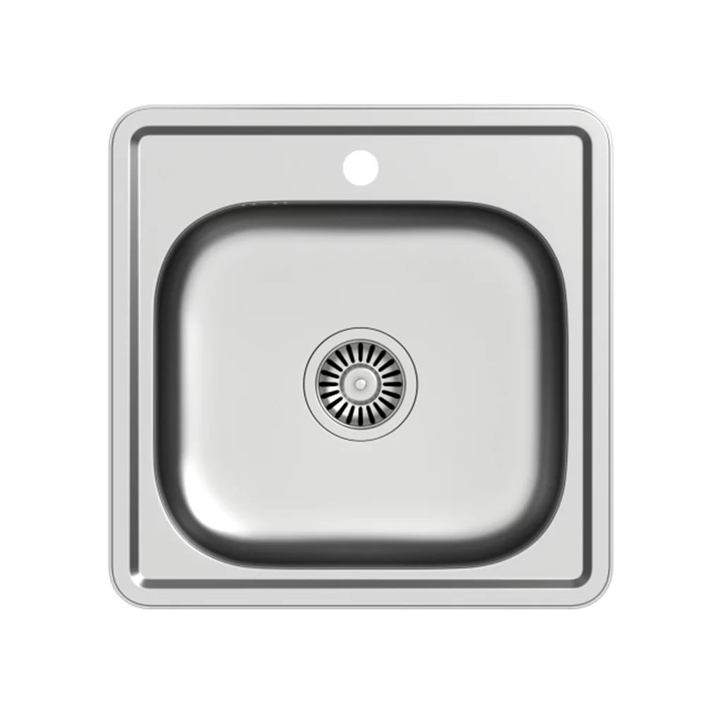 Chiuveta inox incastrata Quadron Pop Joe 110 inox satinat 48x48 cm