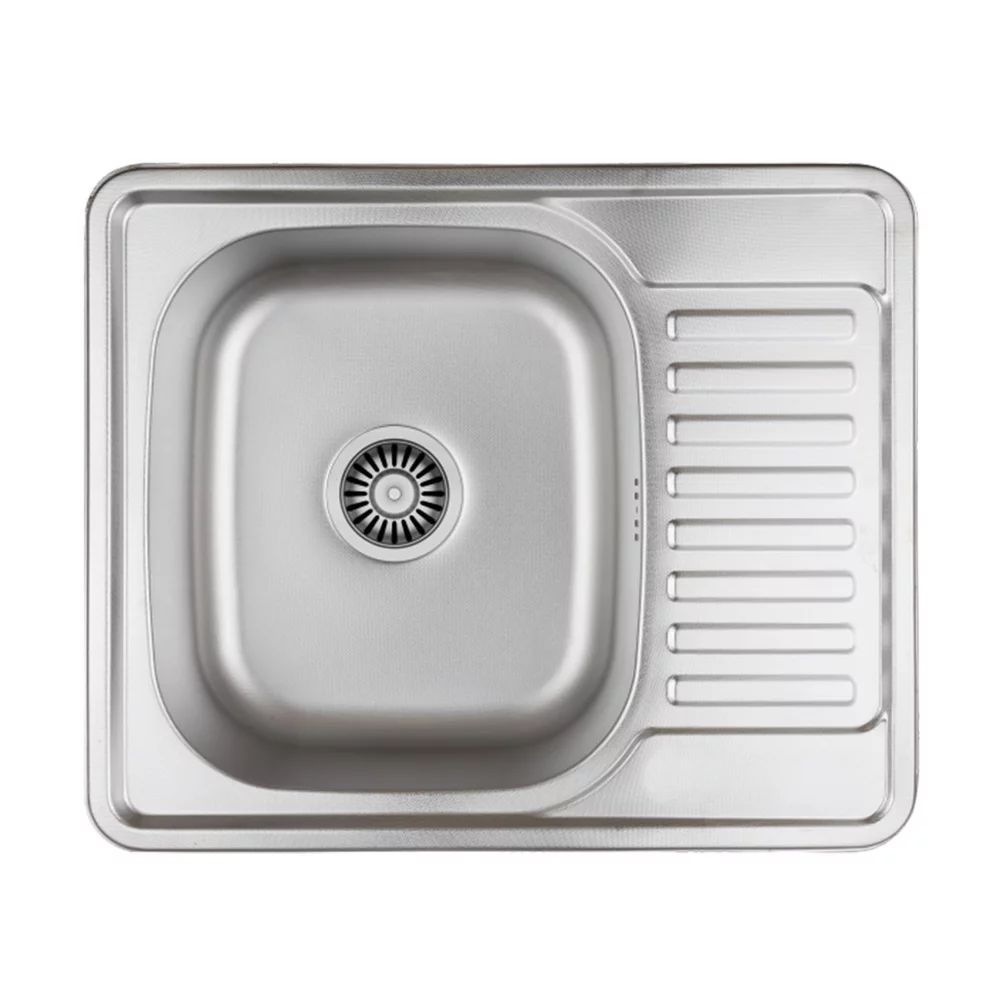 Chiuveta inox incastrata Quadron Pop Kevin 116 inox satinat 58x48 cm