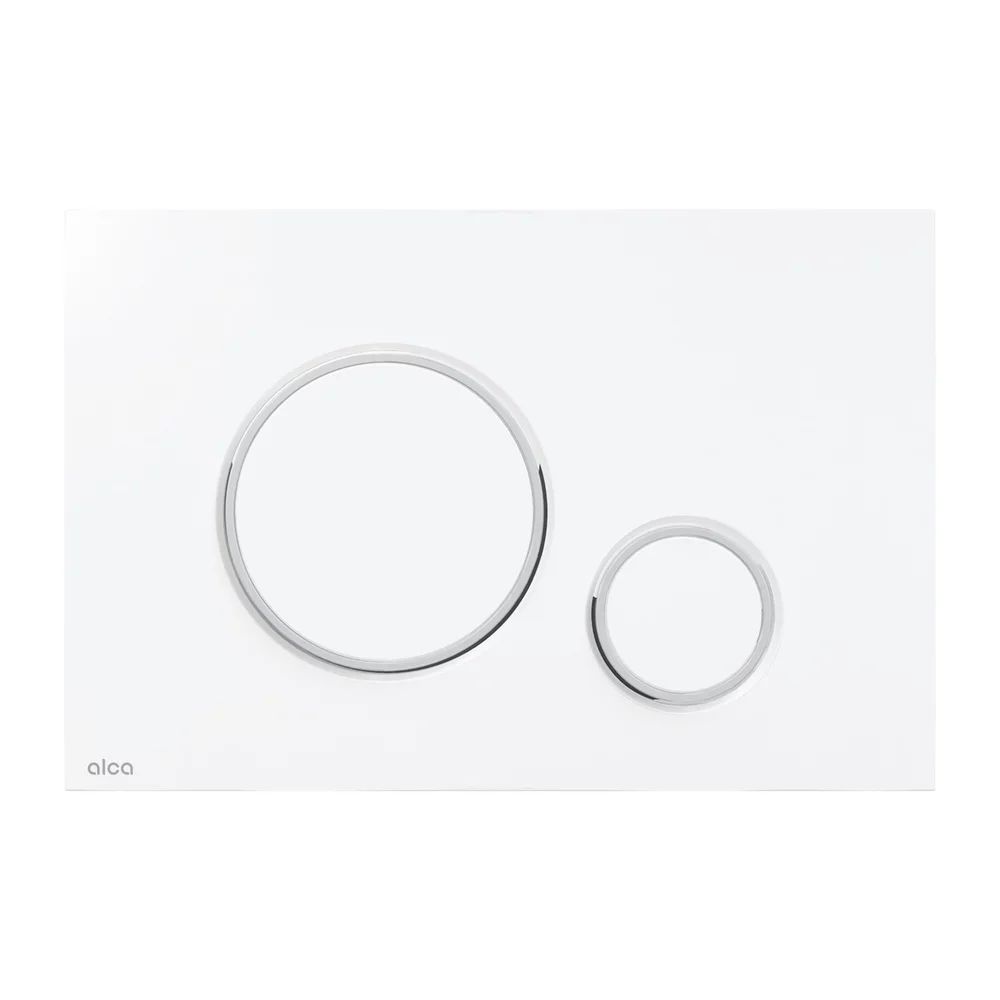 Clapeta de actionare Alca Thin M776 alb - crom