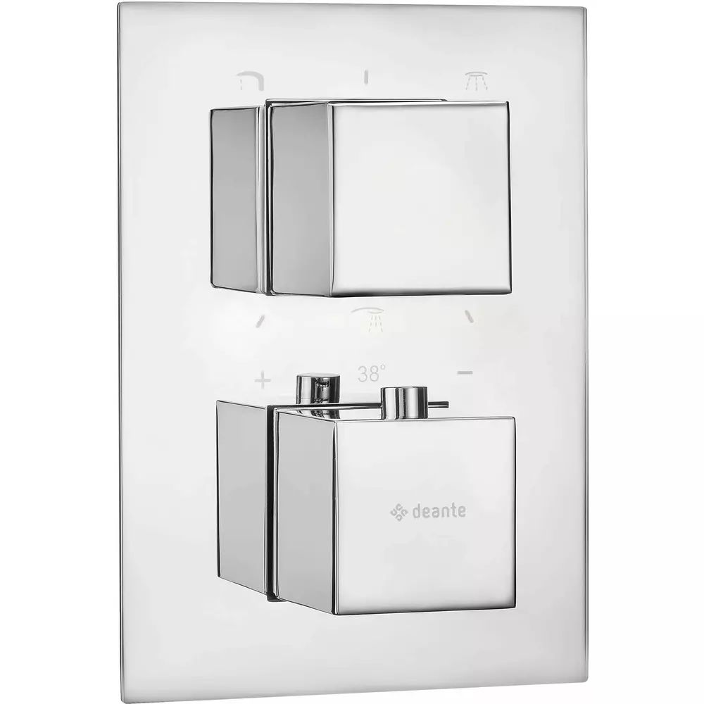 Corp incastrat pentru baterie dus Deante Box cu termostat crom