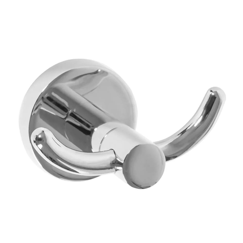Cuier dublu Rea Mist 02 crom lucios