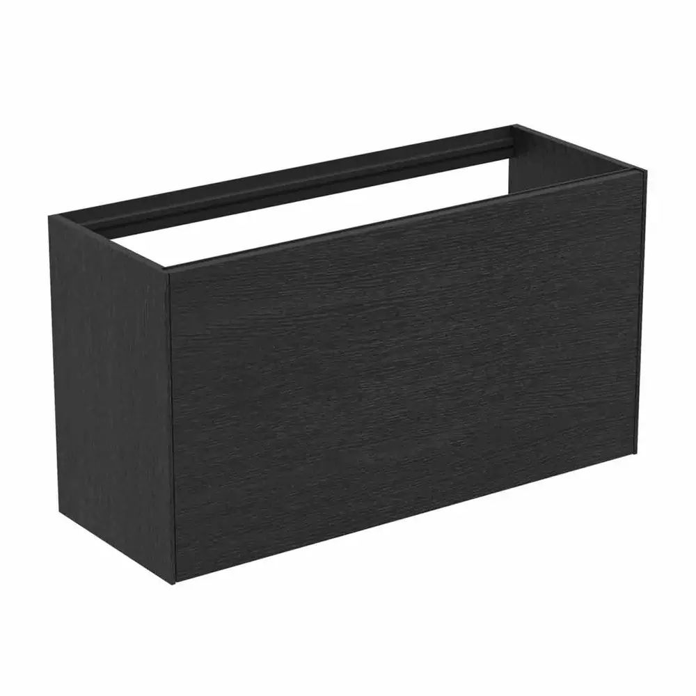 Dulap baza suspendat Ideal Standard Atelier Conca 1 sertar 100 cm finisaj stejar inchis