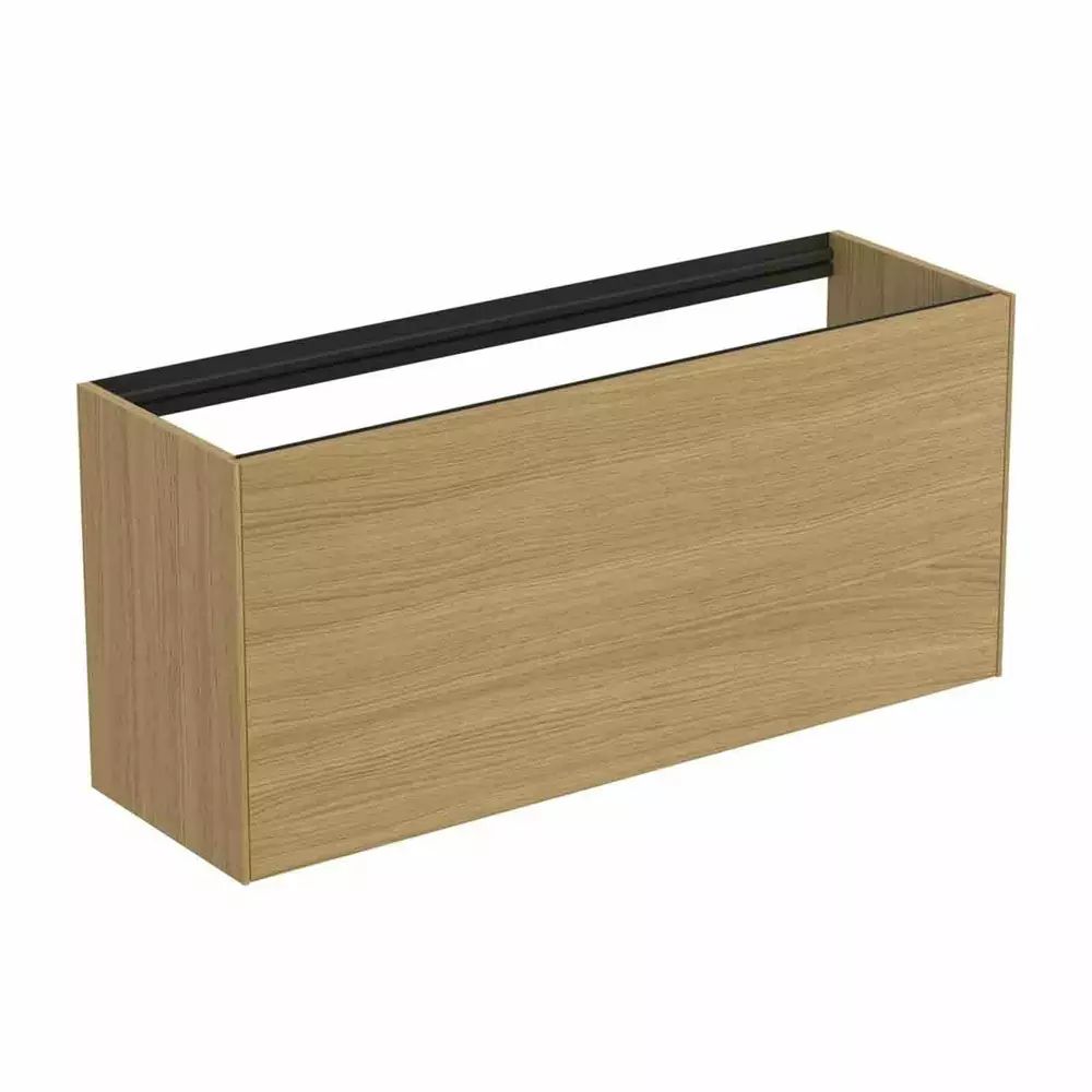 Dulap baza suspendat Ideal Standard Atelier Conca 1 sertar 120 cm finisaj stejar deschis