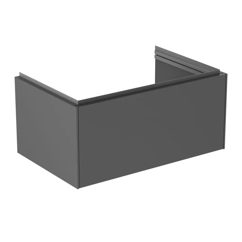 Dulap baza suspendat Ideal Standard Atelier Conca 1 sertar antracit mat 80 cm