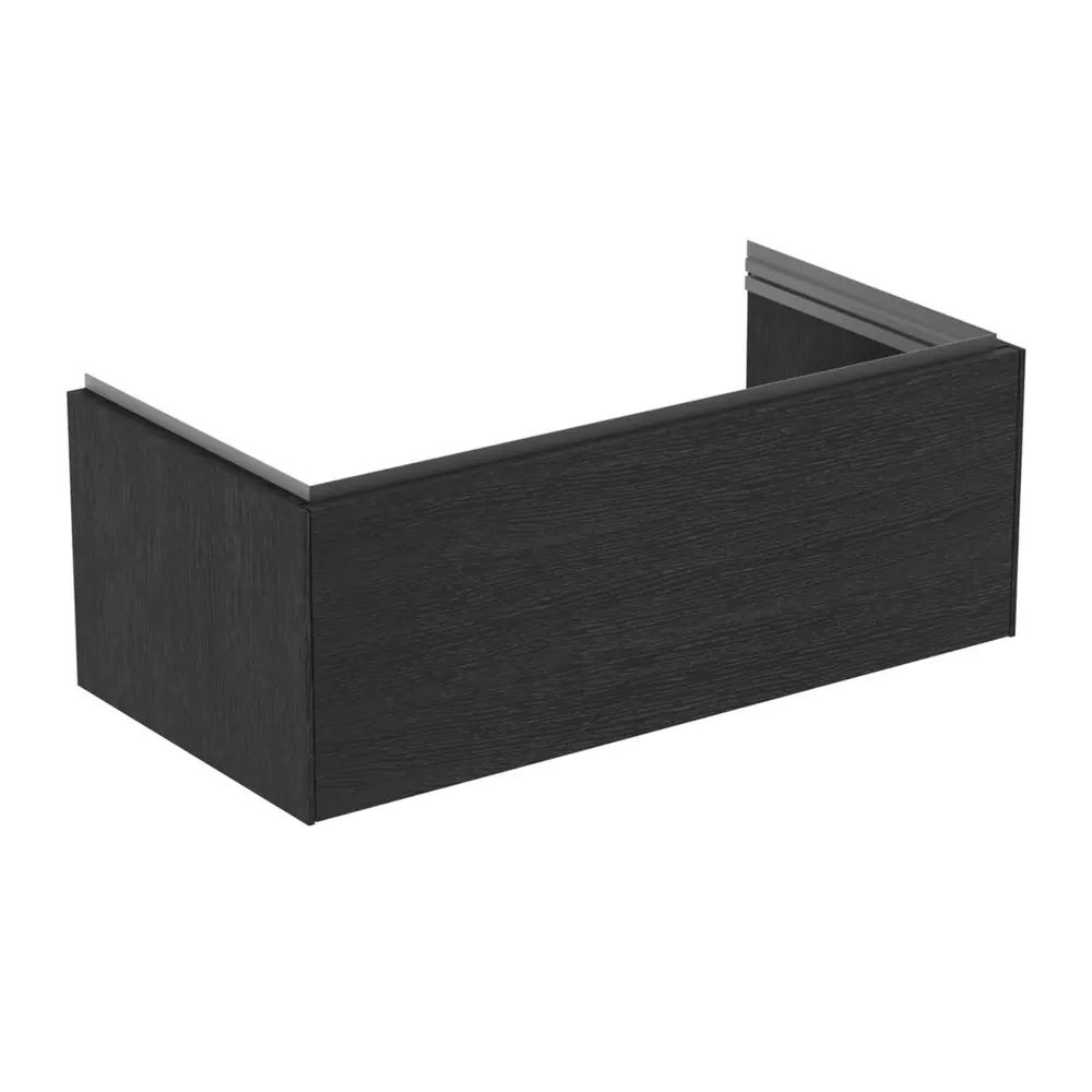 Dulap baza suspendat Ideal Standard Atelier Conca 1 sertar finisaj stejar inchis 100 cm