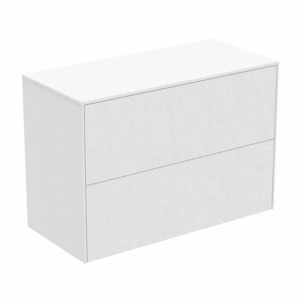 Dulap baza suspendat Ideal Standard Atelier Conca 2 sertare cu blat 80 cm alb mat