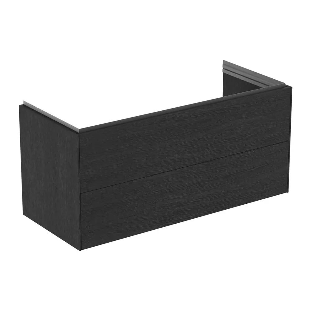 Dulap baza suspendat Ideal Standard Atelier Conca 2 sertare finisaj stejar inchis 120 cm