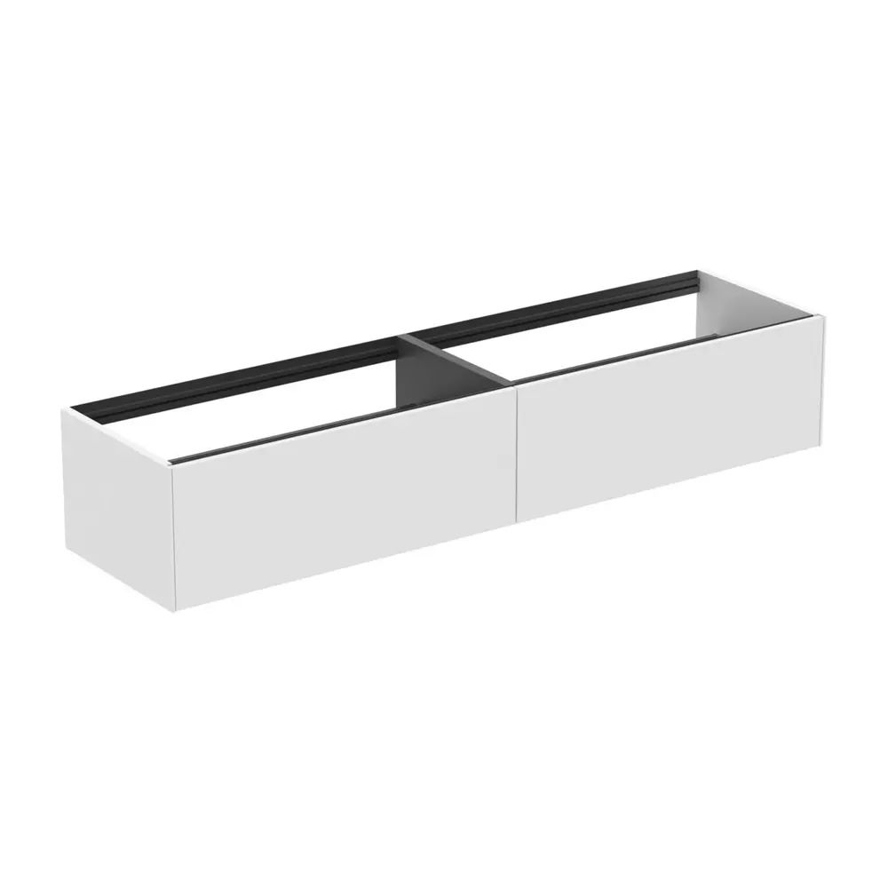 Dulap baza suspendat Ideal Standard Atelier Conca alb mat 2 sertare 200 cm