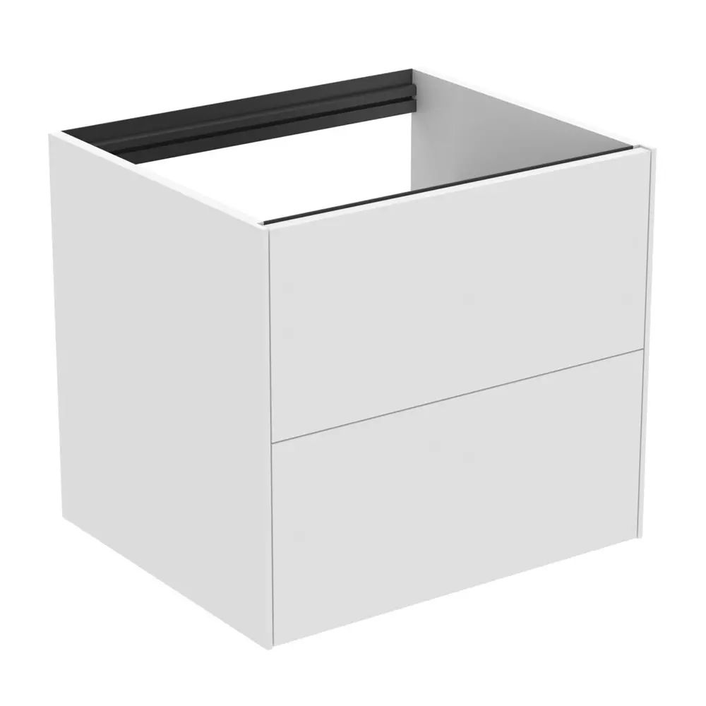 Dulap baza suspendat Ideal Standard Atelier Conca alb mat 2 sertare 60 cm