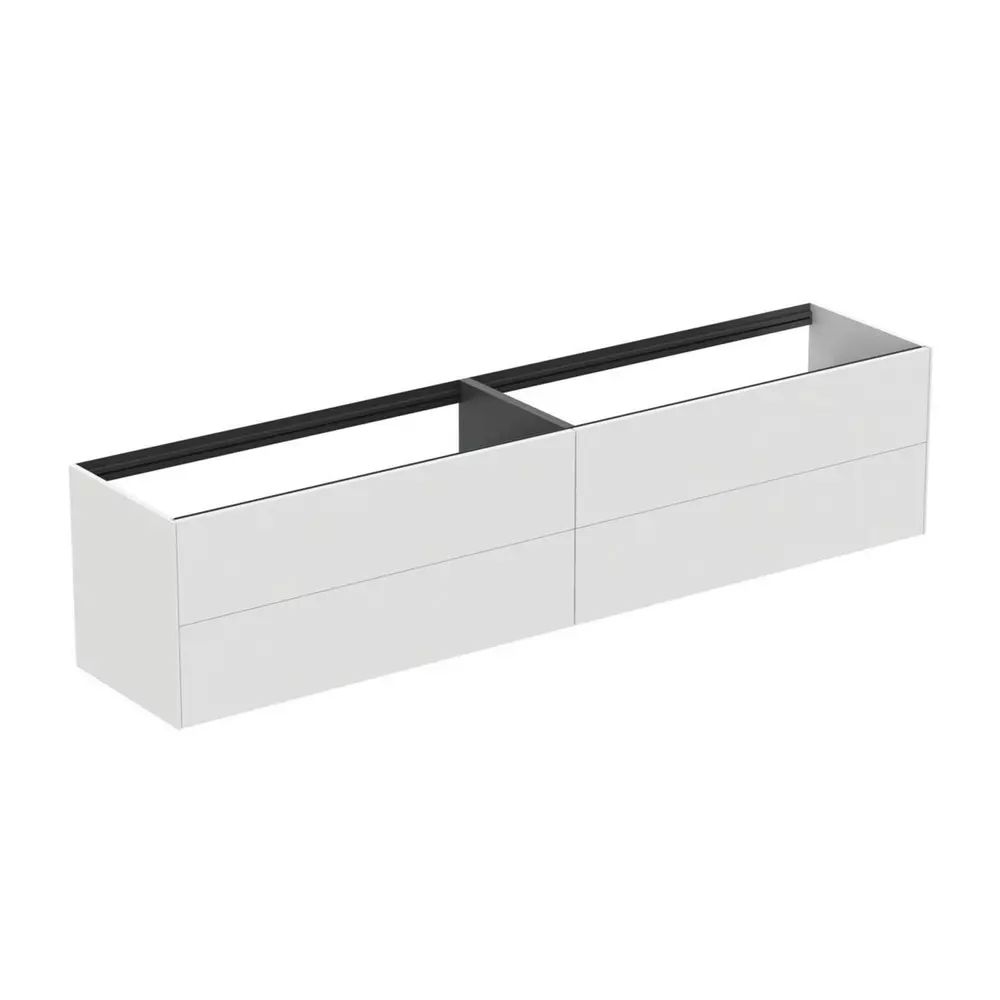 Dulap baza suspendat Ideal Standard Atelier Conca alb mat 4 sertare 240 cm