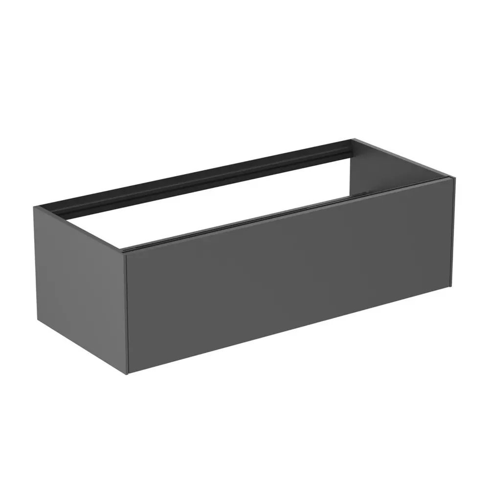 Dulap baza suspendat Ideal Standard Atelier Conca antracit mat 1 sertar 120 cm