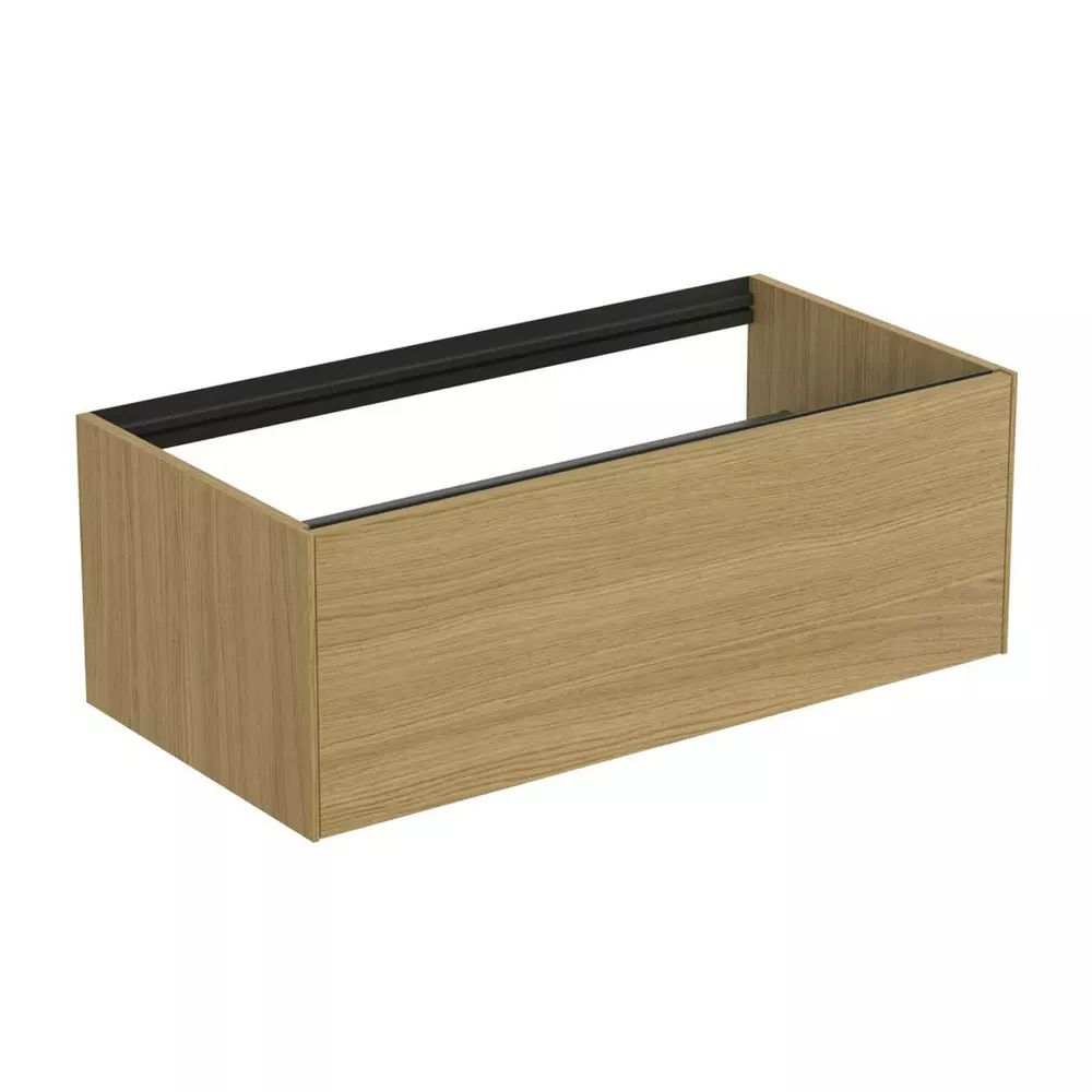 Dulap baza suspendat Ideal Standard Atelier Conca finisaj stejar deschis 1 sertar 100 cm
