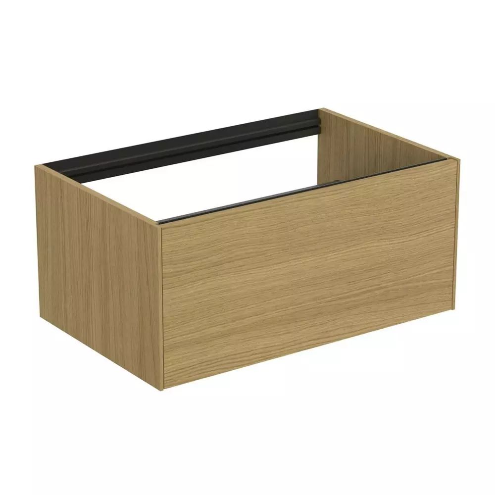 Dulap baza suspendat Ideal Standard Atelier Conca finisaj stejar deschis 1 sertar 80 cm