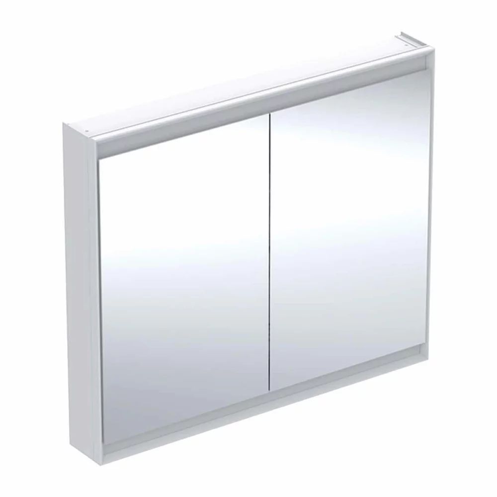 Dulap cu oglinda Geberit One ComfortLight 105 cm alb