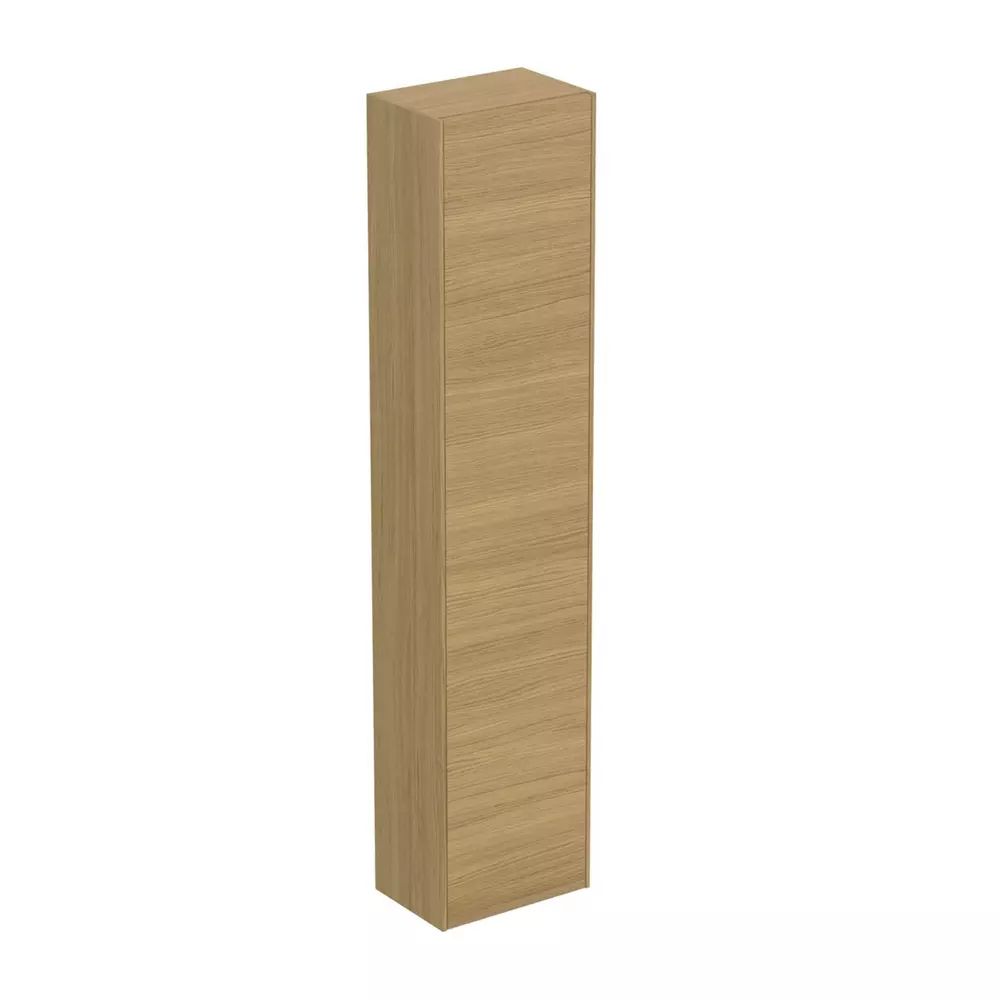 Dulap inalt suspendat Ideal Standard Atelier Conca finisaj stejar deschis 1 usa 37 cm