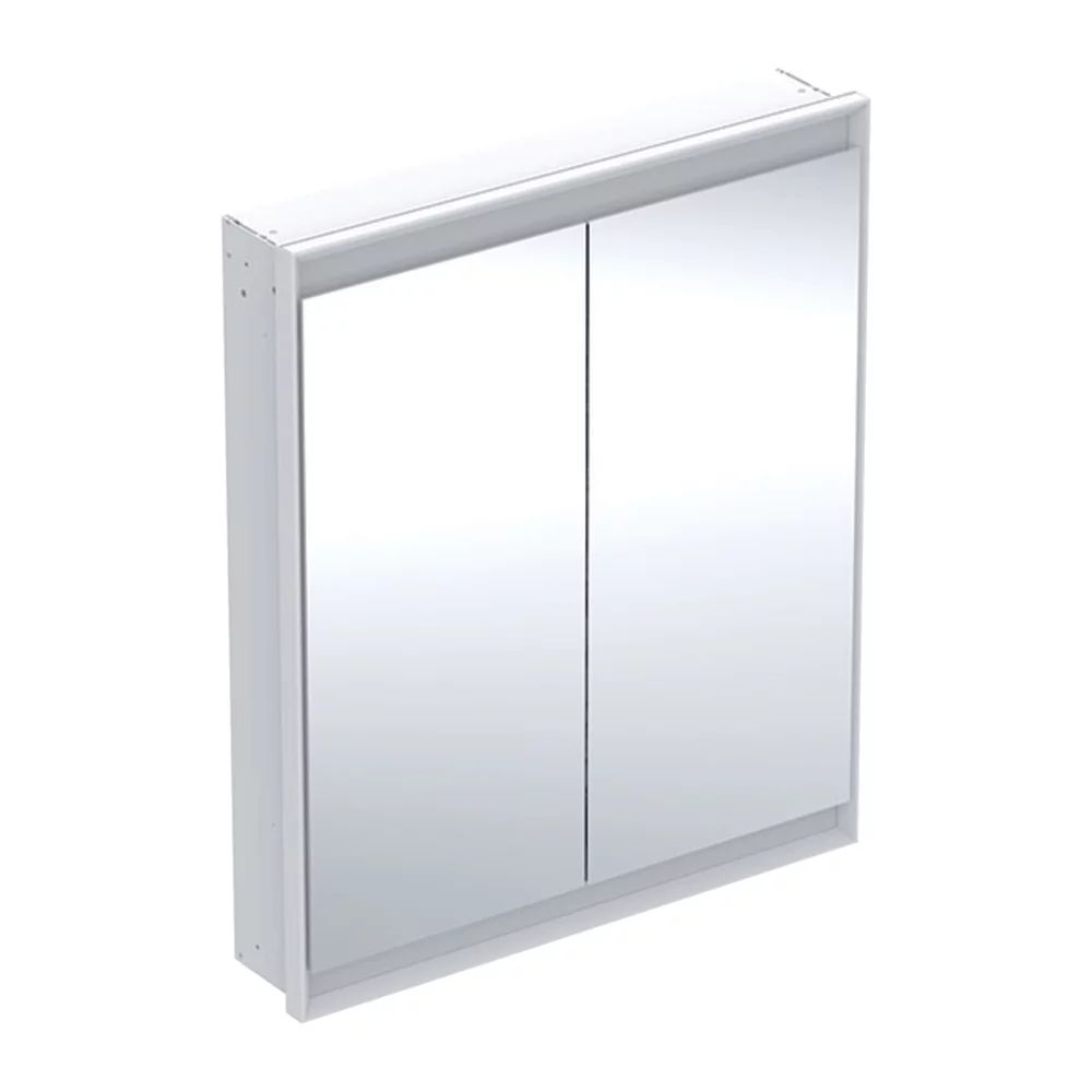 Dulap incastrat cu oglinda Geberit One ComfortLight 75 cm alb