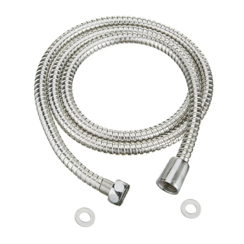 Furtun de dus extensibil Invena 150 cm crom lucios