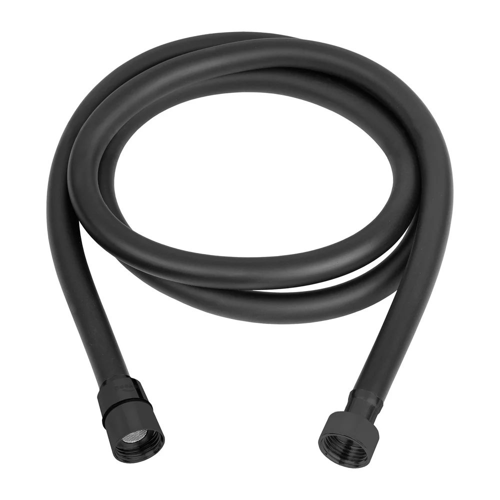 Furtun de dus Invena Dark 150 cm negru mat