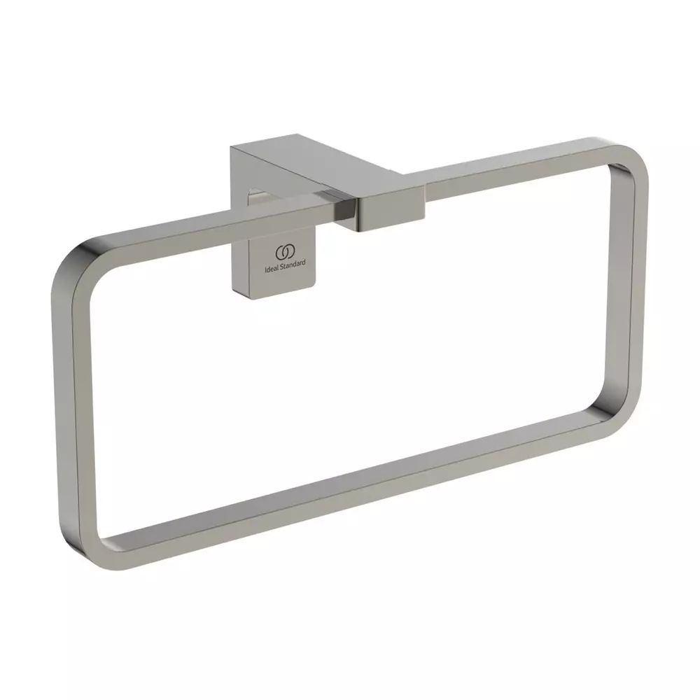 Inel portprosop dreptunghiular Ideal Standard Atelier Conca argintiu Silver Storm