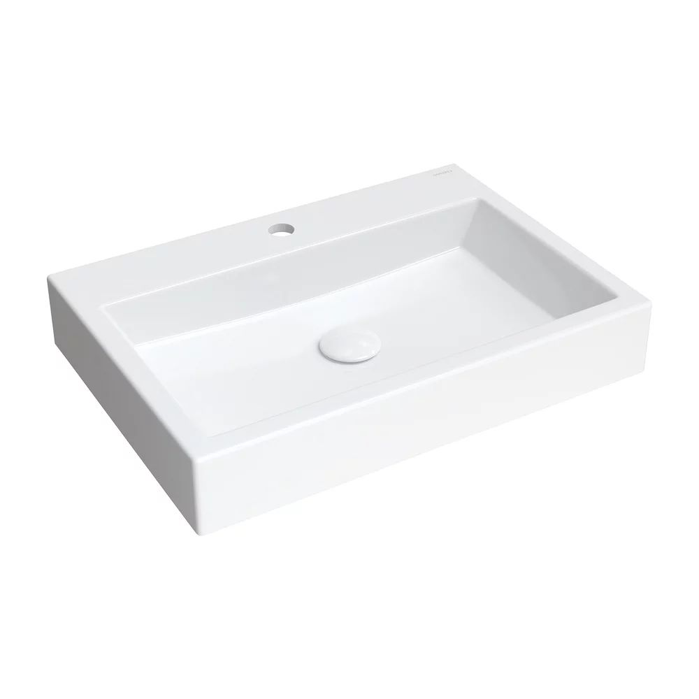 Lavoar suspendat Omnires Thasos M+ alb 60 cm