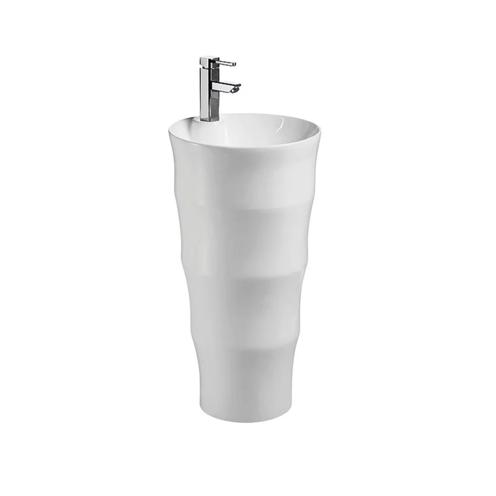 Lavoar freestanding Fluminia Novicia-B alb 42 cm