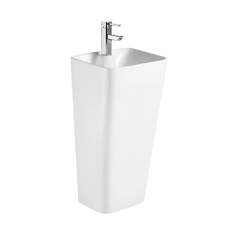 Lavoar freestanding Fluminia Porthos alb 43 cm