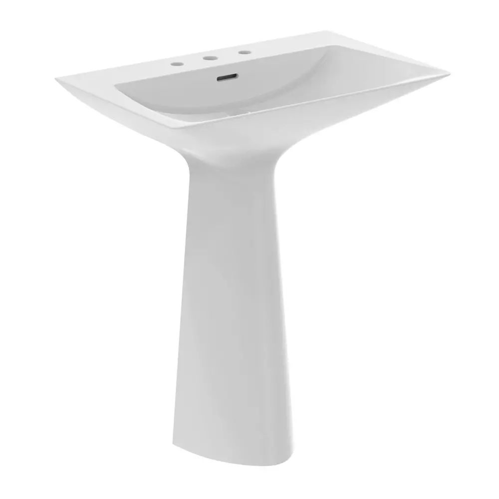 Lavoar freestanding Ideal Standard Atelier Tipo-Z alb mat 74 cm cu 3 orificii baterie