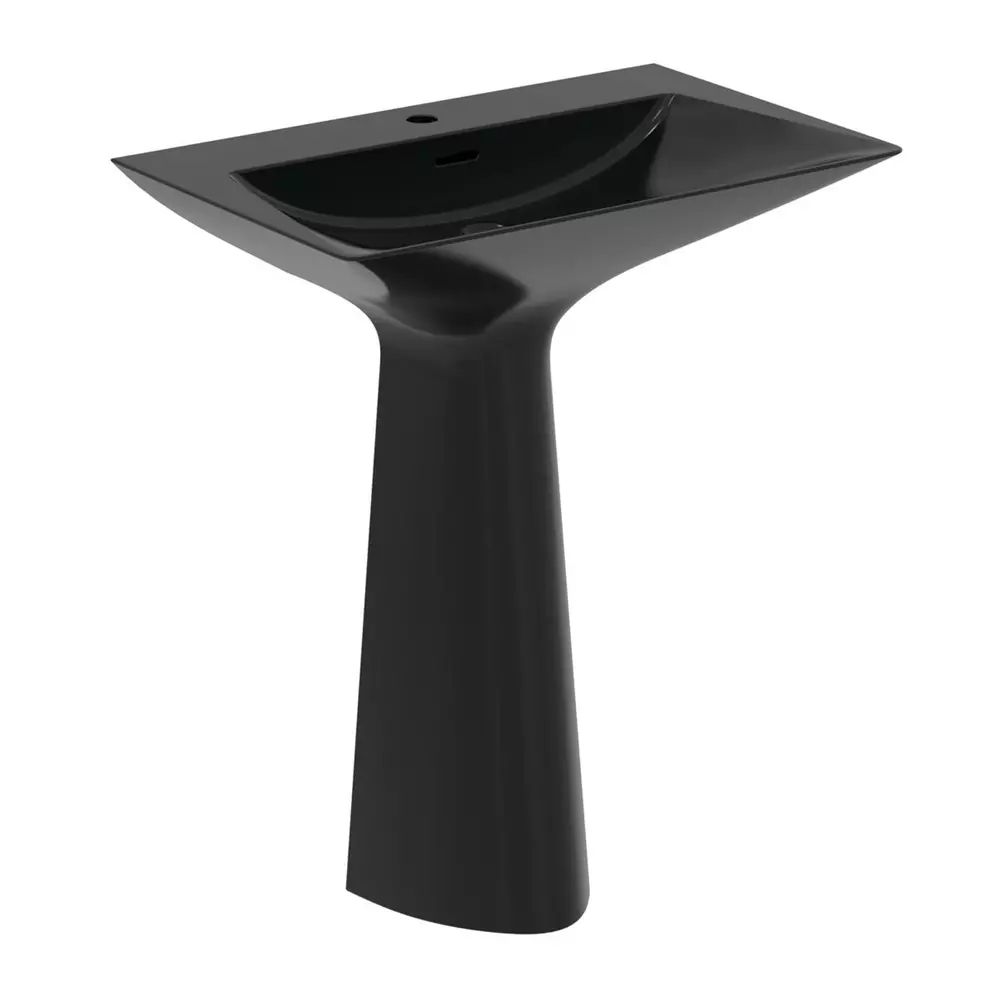 Lavoar freestanding Ideal Standard Atelier Tipo-Z negru lucios 74 cm