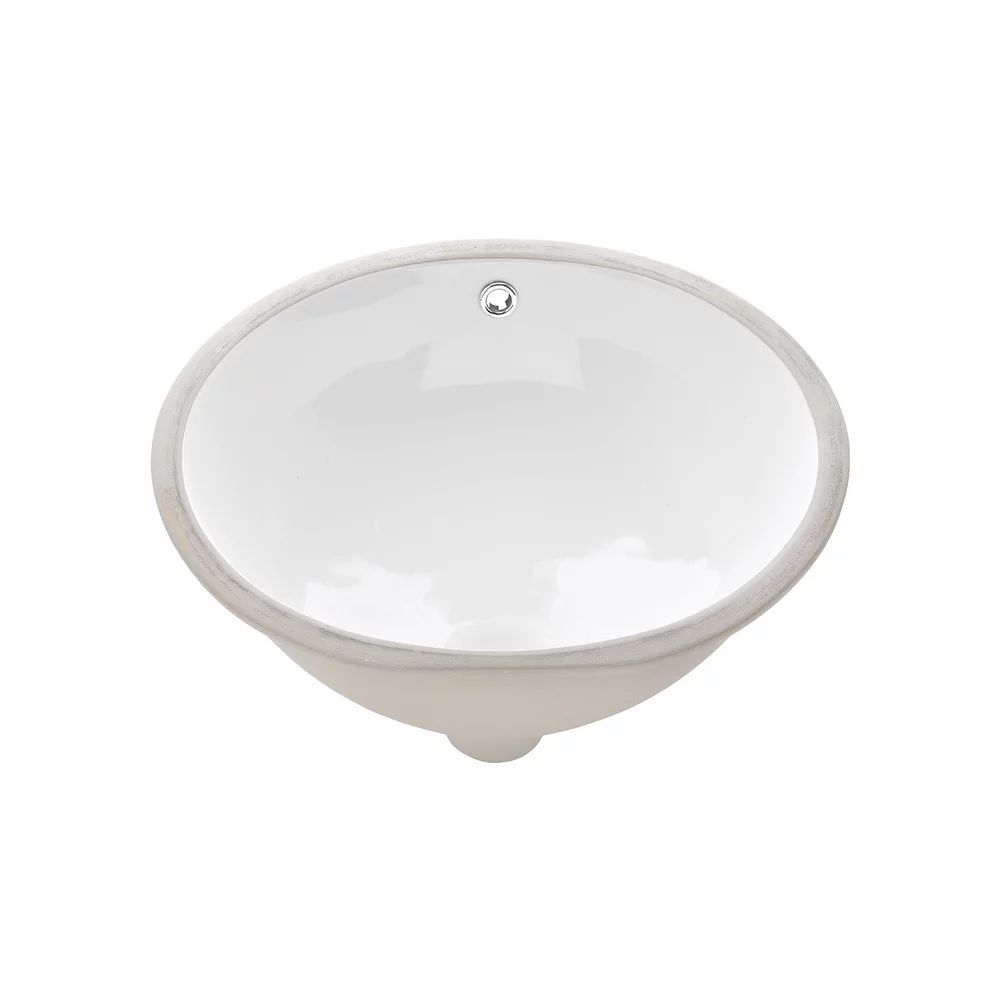 Lavoar incastrat Invena Pandora 49 cm alb